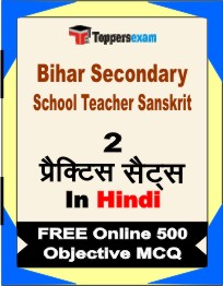 Bihar Secondary School Teacher Sanskrit Exam Book in Hindi - Question Paper / Practice Set