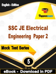 SSC JE Electrical Engineering Paper 2 Exam PDF Book In English - Practice Set