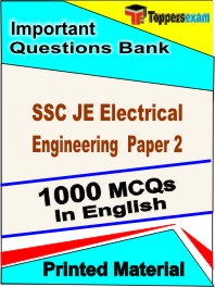 SSC JE Electrical Engineering Paper 2 Exam  Book in English - Objective MCQ