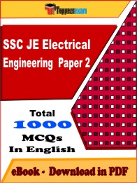 SSC JE Electrical Engineering Paper 2 Exam PDF Book In English - MCQ / Objective Questions