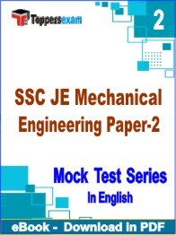 SSC JE Mechanical Engineering Paper-2 Exam PDF Book In English - Question Paper