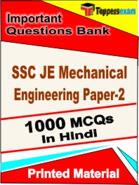 SSC JE Mechanical Engineering Paper-2 Exam  Book in Hindi - Objective MCQ