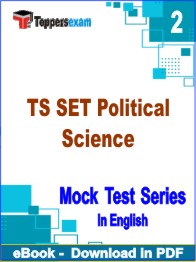 TS SET Political Science Exam PDF Book In English - Question Paper