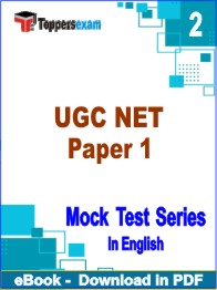 UGC NET Paper 1 Exam PDF Book In English - Question Paper