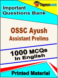 OSSC Ayush Assistant Prelims Exam Book in English - Objective MCQ