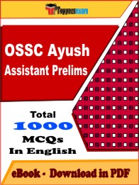 OSSC Ayush Assistant Prelims Exam PDF Book In English - MCQ / Objective Questions
