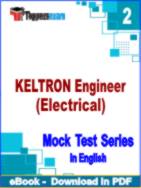 KELTRON Engineer (Electrical) Test PDF Book In English - Question Paper