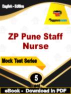 ZP Pune Staff Nurse Test  PDF Book In English - Practice Set