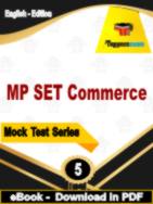 MP SET Commerce Test PDF Book In English - Practice Set