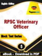 RPSC Veterinary Officer Test  PDF Book In English - Practice Set