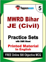 MWRD Bihar JE (Civil) Book in English - Mock Test / Practice Set