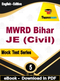 MWRD Bihar JE (Civil) PDF Book In English - Practice Set
