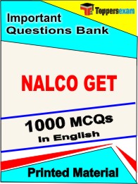 NALCO GET Book in English - Objective MCQ