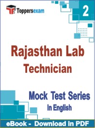 Rajasthan Lab Technician Exam PDF Book In English - Question Paper