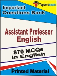 Assistant Professor English Book in English - Objective MCQ