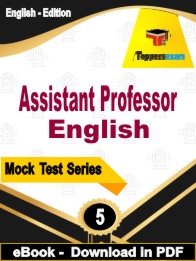 Assistant Professor English PDF Book In English - Practice Set