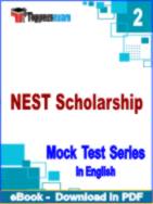 NEST Scholarship Test PDF Book In English - Question Paper