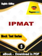 IPMAT Test PDF Book In English - Practice Set