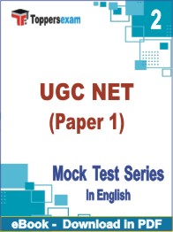 UGC NET Paper 1 Exam PDF Book In English - Question Paper