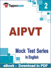 AIPVT Exam PDF Book In English - Question Paper