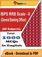 Ebook of IBPS RRB Scale II, III (General Banking Officer) PDF Format in English