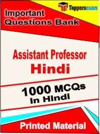 Assistant Professor Hindi Book in Hindi - Objective MCQ
