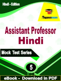 Assistant Professor Hindi PDF Book In Hindi - Practice Set