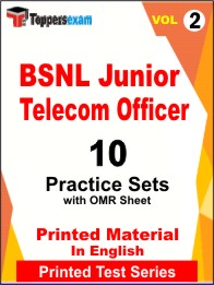 BSNL Junior Telecom Officer Book in English - Practice Set (VOL.2)
