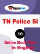 TN Police SI Question Paper