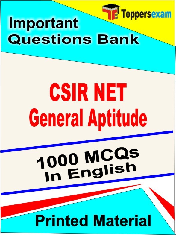 CSIR NET General Aptitude Exam Objective MCQ Book in English
