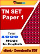 TN SET Paper 1 Mock test PDF