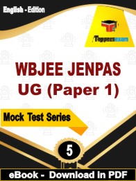 WBJEE JENPAS UG (Paper 1) Test PDF Book In English - Practice Set