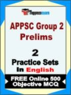 APPSC Group 2 Prelims Book in English - Question Paper / Practice Set