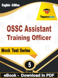 OSSC Assistant Training Officer Exam  PDF Book In English - Practice Set