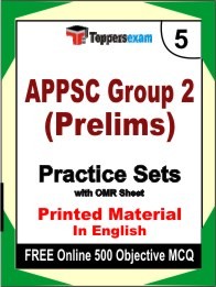APPSC Group 2 Prelims Exam Practice Set Book in English