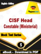 CISF Head Constable (Ministerial) Test  PDF Book In English - Practice Set