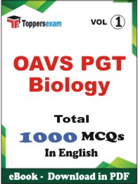 OAVS PGT Biology PDF Book In English - MCQ / Objective Questions (VOL.1)