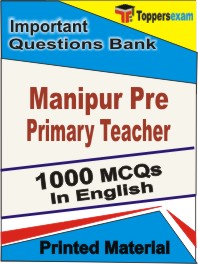 Manipur Pre Primary Teacher Exam Book in English - Objective MCQ