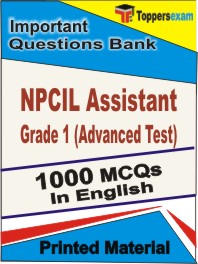 NPCIL Assistant Grade 1 (Advanced Test) Exam Book in English - Objective MCQ