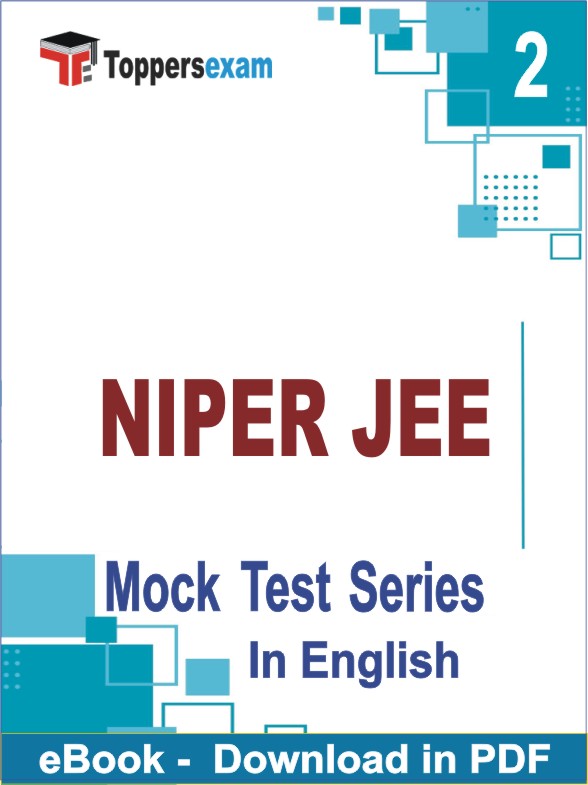 NIPER JEE PDF Book In English - Question Paper