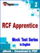 RCF Apprentice Test PDF Book In English - Question Paper