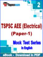 TSPSC AEE (Electrical) (Paper-1) Test PDF Book In English - Question Paper