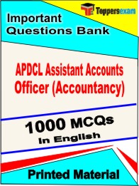 APDCL Assistant Accounts Officer (Accountancy) Book in English - Objective MCQ