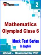 Mathematics Olympiad Class 6 Test PDF Book In English - Question Paper