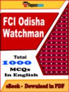 FCI Odisha Watchman PDF Book In English - MCQ / Objective Questions