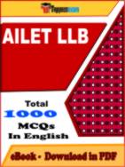 AILET LLB PDF Book In English - MCQ / Objective Questions