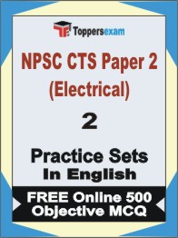 NPSC CTS Paper 2 (Electrical) Exam Book in English - Question Paper / Practice Set