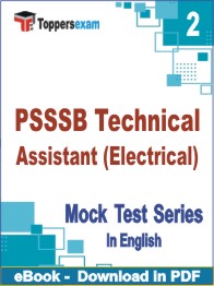 PSSSB Technical Assistant (Electrical) Exam PDF Book In English - Question Paper