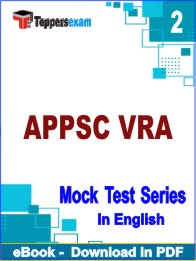 APPSC VRA Exam PDF Book In English - Question Paper