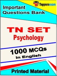 TN SET Psychology Book in English - Objective MCQ
